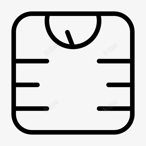 体重秤身体健康图标svg_新图网 https://ixintu.com 体重秤 健康 健康和健康 身体