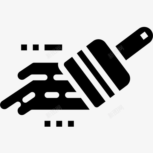 画笔图2实心图标svg_新图网 https://ixintu.com 实心 画笔