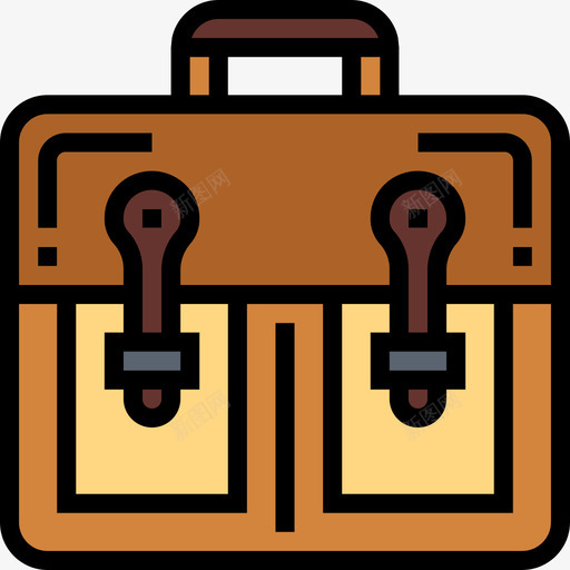 公文包hipster14线性颜色图标svg_新图网 https://ixintu.com hipster 公文包 线性 颜色
