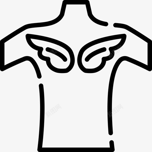 伯德纹身工作室17线性图标svg_新图网 https://ixintu.com 伯德 工作室 纹身 线性
