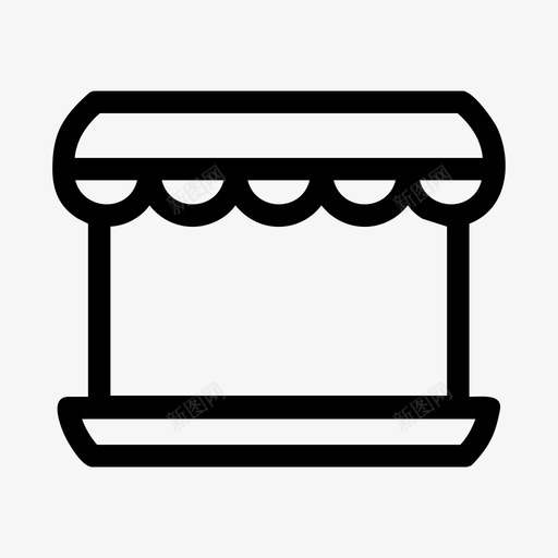 商业和购物遮阳篷笔记本电脑图标svg_新图网 https://ixintu.com 商业和购物 笔记本电脑 网上商店 网上购物 超市 遮阳篷