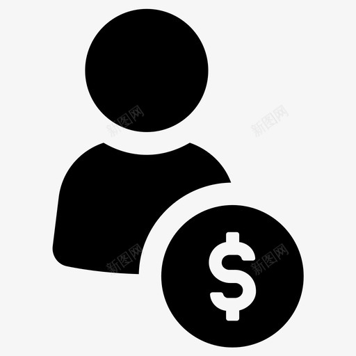 收入会计薪金图标svg_新图网 https://ixintu.com 会计 工资 收入 薪金