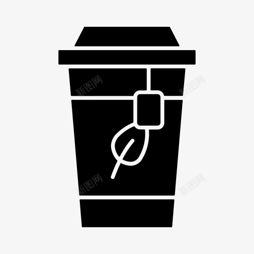 外卖茶随身携带热饮图标svg_新图网 https://ixintu.com 外卖 外卖茶 热饮 茶固 随身携带