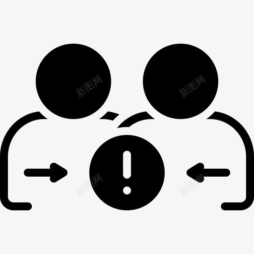危险苦恼图标svg_新图网 https://ixintu.com 危险 苦恼