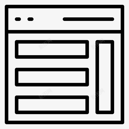通信界面右侧图标svg_新图网 https://ixintu.com 侧栏 右侧 用户 用户界面 界面 通信