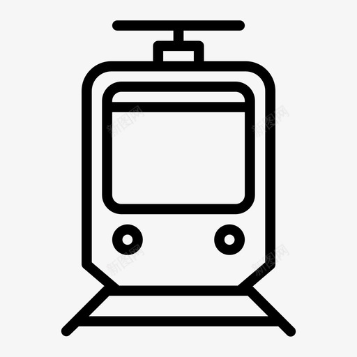 火车通勤车智能城市图标svg_新图网 https://ixintu.com 交通 智能城市 火车 通勤车