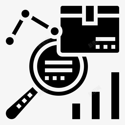 数据分析产品管理14字形图标svg_新图网 https://ixintu.com 产品管理 字形 数据分析