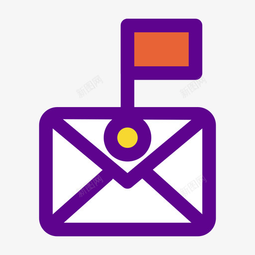 邮件联系人26线颜色图标svg_新图网 https://ixintu.com 线颜色 联系人26 邮件