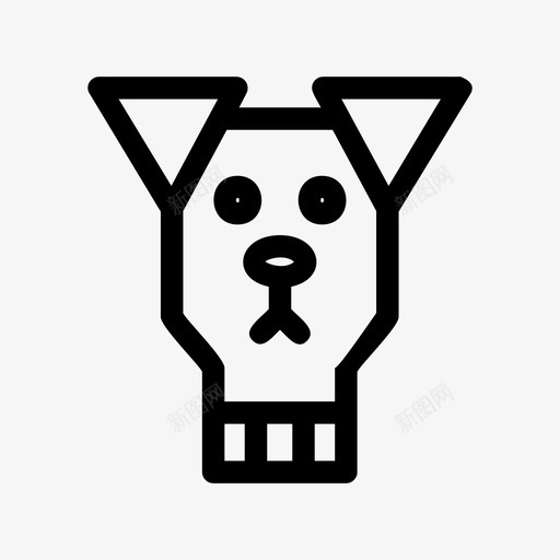 狗动物哺乳动物图标svg_新图网 https://ixintu.com 兽医 动物 哺乳动物 宠物 狗