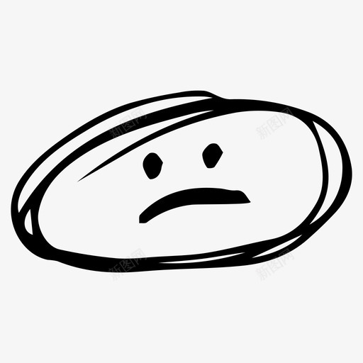 笑脸涂鸦表情符号图标svg_新图网 https://ixintu.com 涂鸦 笑脸 表情符号