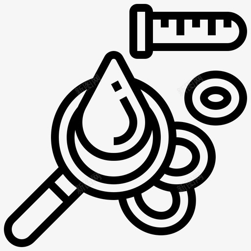 细胞分析血液图标svg_新图网 https://ixintu.com 健康 分析 检查 测试 细胞 血液 血红蛋白