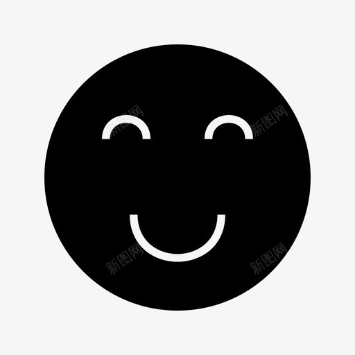 脸表情有趣图标svg_新图网 https://ixintu.com 快乐 有趣 表情