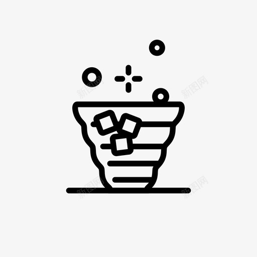 冷饮咖啡可可茶冰图标svg_新图网 https://ixintu.com 之旅 冷饮 可可 咖啡 威士忌