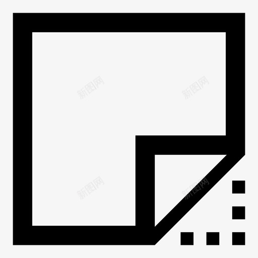 贴纸便笺文具图标svg_新图网 https://ixintu.com 便笺 图标 实用 文具 艺术设计 贴纸