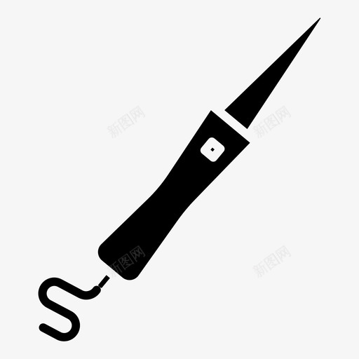 卷发器发型卷发棒图标svg_新图网 https://ixintu.com 卷发 卷发器 发型 美容美发