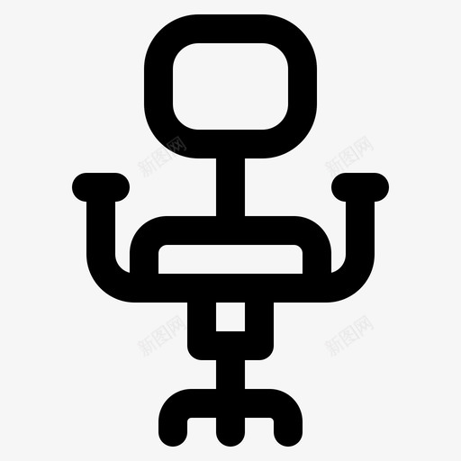 办公椅家具工作图标svg_新图网 https://ixintu.com 办公椅 家具 工作