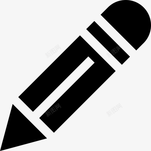 铅笔文案38填充图标svg_新图网 https://ixintu.com 填充 文案 铅笔