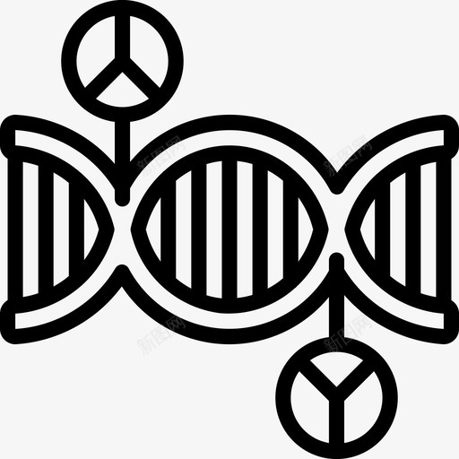 Dna遗传学和生物工程7线性图标svg_新图网 https://ixintu.com Dna 生物工程 线性 遗传学