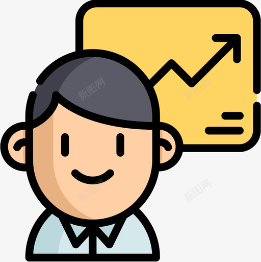 呈现策略26线条颜色图标svg_新图网 https://ixintu.com 呈现 策略26 线条颜色