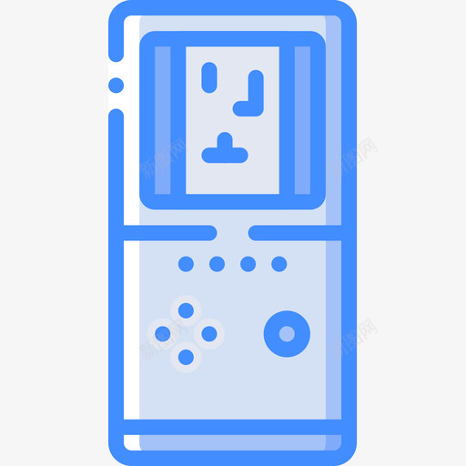 俄罗斯方块电脑游戏5蓝色图标svg_新图网 https://ixintu.com 俄罗斯 方块 电脑游戏 蓝色