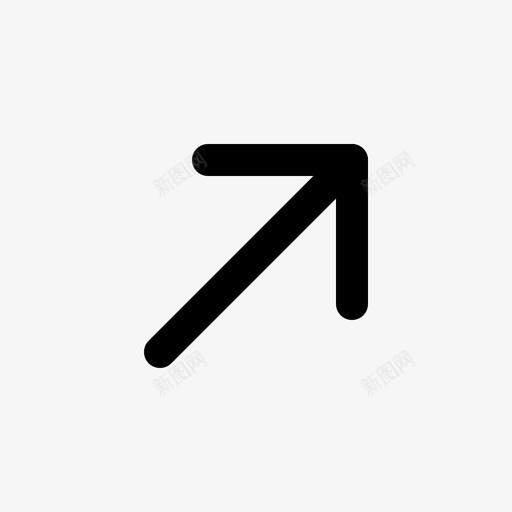 右上箭头基本的ui圆形线性图标svg_新图网 https://ixintu.com ui 右上 图标 圆形 基本 箭头 线性