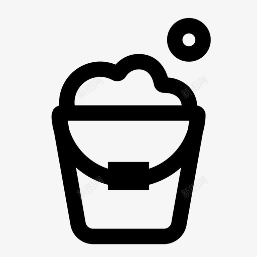 肥皂桶清洁剂肥皂水图标svg_新图网 https://ixintu.com 清洁 清洁剂 粗体 肥皂 肥皂水