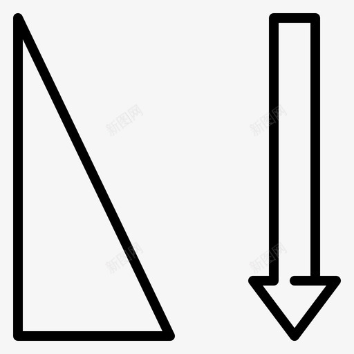 升序排序数字媒体图标svg_新图网 https://ixintu.com 升序 媒体 排序 数字