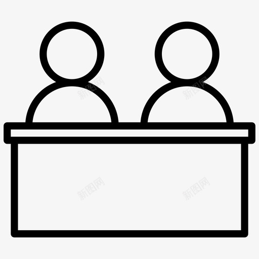 会议谈话讨论图标svg_新图网 https://ixintu.com 业务 会议 概要 见证 讨论 谈话