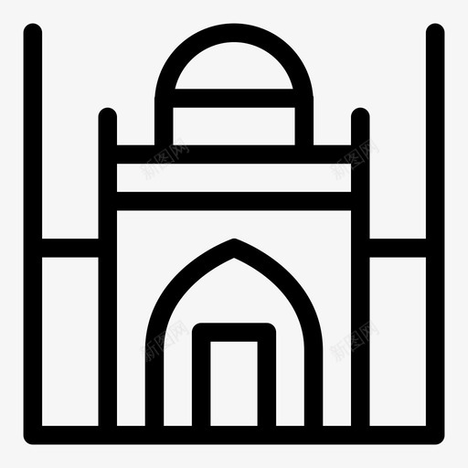 清真寺文化建筑和城市穆斯林图标svg_新图网 https://ixintu.com fa 伊斯兰教 信仰 埃及 城市 宗教 建筑 文化 清真寺 穆斯林