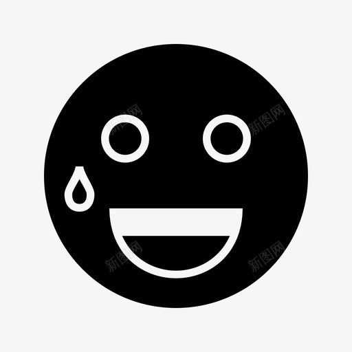 脸表情有趣图标svg_新图网 https://ixintu.com 人 快乐 有趣 脸 表情