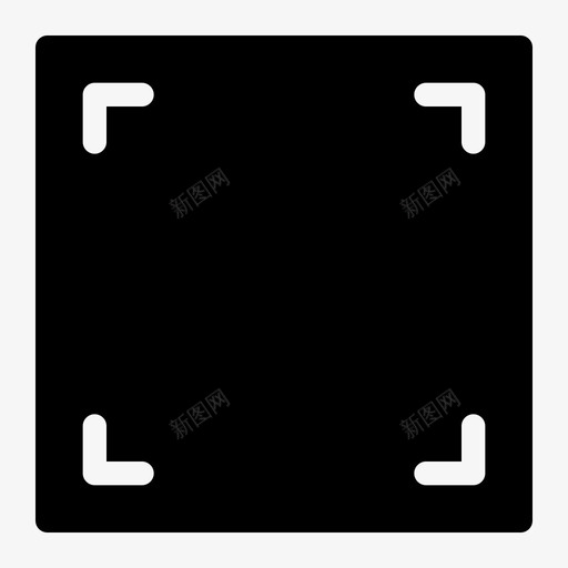 捕获聚焦纵向图标svg_新图网 https://ixintu.com 图示 屏幕 应用程序 捕获 用户界面 纵向 聚焦