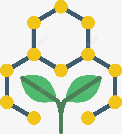 植物遗传学和生物工程8扁平图标svg_新图网 https://ixintu.com 扁平 植物 生物工程 遗传学
