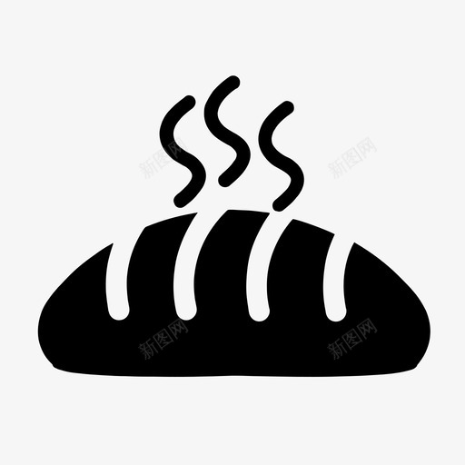 面包秋天食物图标svg_新图网 https://ixintu.com 感恩节 热的 秋天 面包 食物