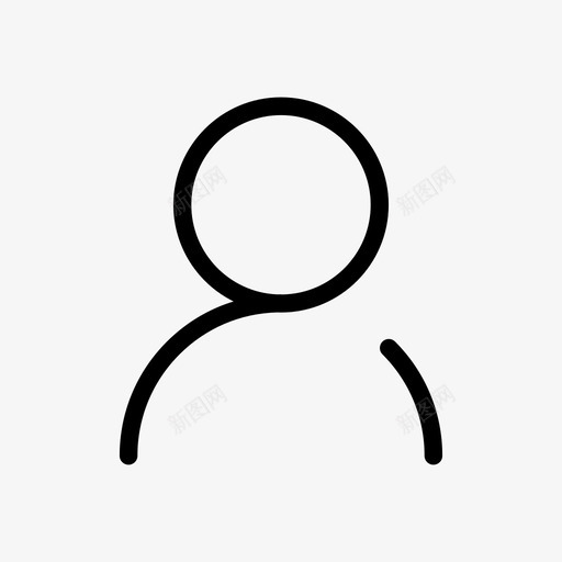 我的_未选中svg_新图网 https://ixintu.com 我的_未选中