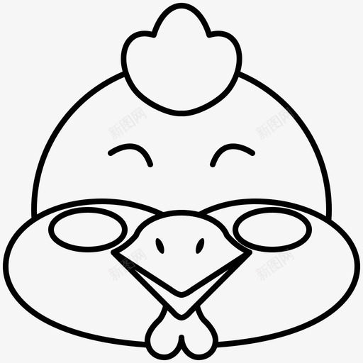 鸡肉动物鸡蛋图标svg_新图网 https://ixintu.com 动物 家畜 家禽 母鸡 鸡肉 鸡蛋