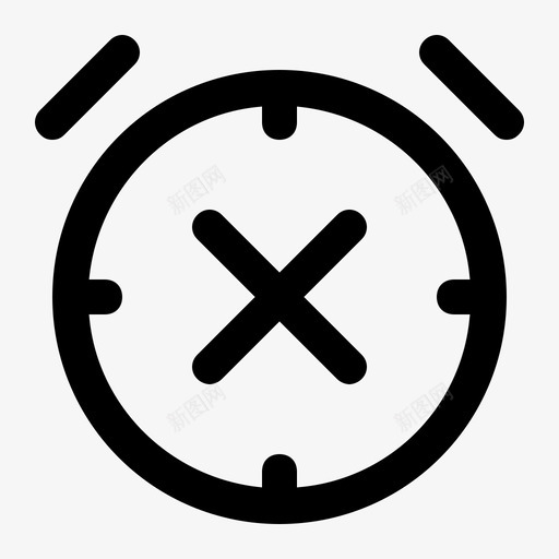 取消计时器警报移除图标svg_新图网 https://ixintu.com 取消 监视 移除 警报 计时器