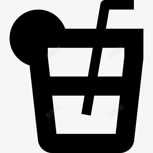 鸡尾酒食物饮料9填充图标svg_新图网 https://ixintu.com 填充 食物 饮料 鸡尾酒