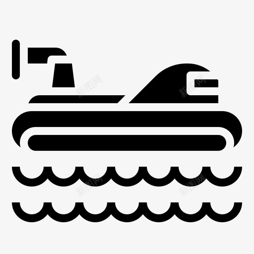 气垫船汽车运输图标svg_新图网 https://ixintu.com 气垫船 汽车 车辆 运输 运输字形