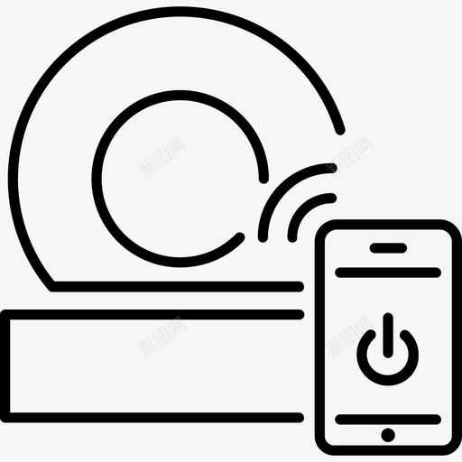 智能光驱光碟科技图标svg_新图网 https://ixintu.com 光碟 光驱 智能 科技