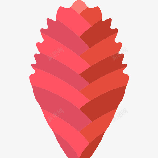 凤梨科植物3扁平图标svg_新图网 https://ixintu.com 凤梨 扁平 植物