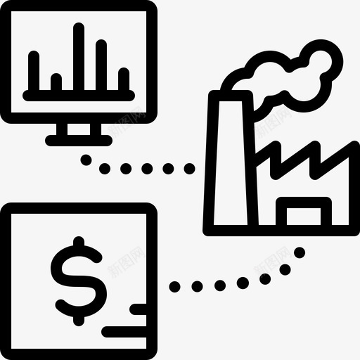 管理业务自动化管理图标svg_新图网 https://ixintu.com 业务 利润 技术 流程 管理 管理业 自动化