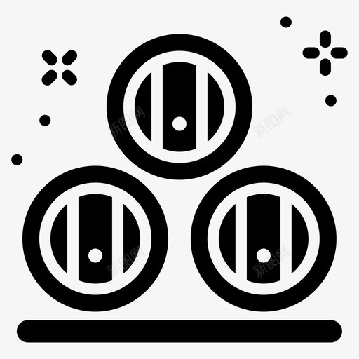 桶啤酒木桶图标svg_新图网 https://ixintu.com 储藏室 啤酒 啤酒节 木桶 橡木 葡萄酒 铭文