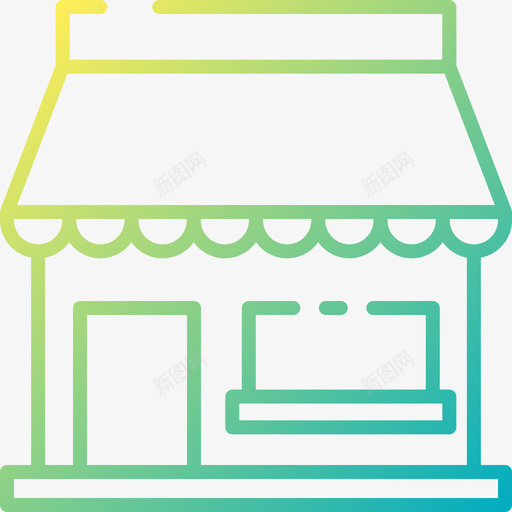 商店金矿5梯度图标svg_新图网 https://ixintu.com 商店 梯度 金矿