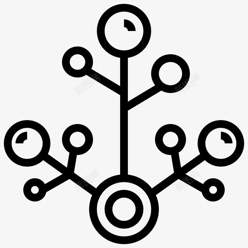 系统发育学生物工程29线性图标svg_新图网 https://ixintu.com 发育 生物工程 系统 线性