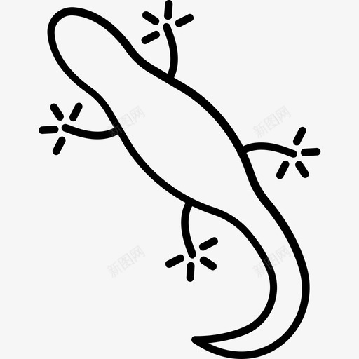 蜥蜴两栖动物动物图标svg_新图网 https://ixintu.com 两栖动物 动物 卡塔尔 变色龙 爬行动物 蜥蜴