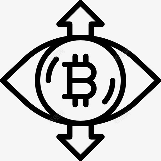 比特币迷恋加密和货币6线性图标svg_新图网 https://ixintu.com 加密 比特 线性 货币 迷恋