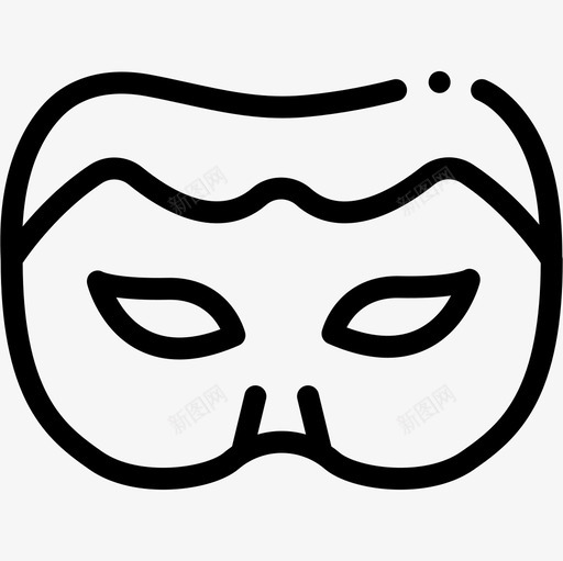 眼罩派对和庆典16直线型图标svg_新图网 https://ixintu.com 庆典 派对 直线 眼罩 线型