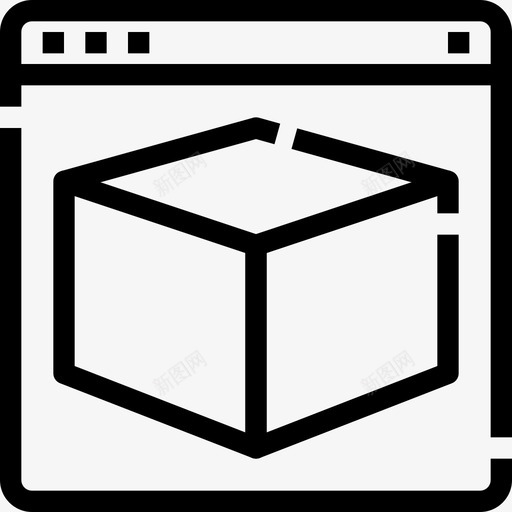 多边形浏览器3d应用程序图标svg_新图网 https://ixintu.com 3d 元素 多边形 应用程序 浏览器 设计