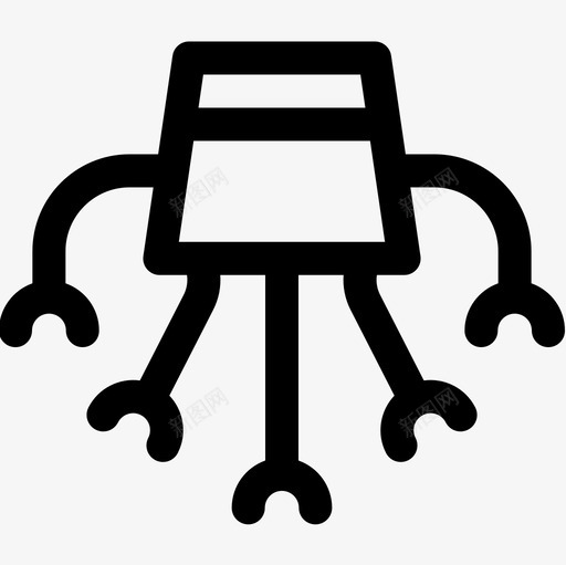 机械臂机器人学38线性图标svg_新图网 https://ixintu.com 机器人学 机械 线性