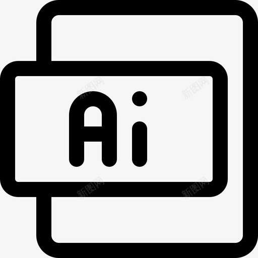 AI平面89线性图标svg_新图网 https://ixintu.com AI 平面设计 线性